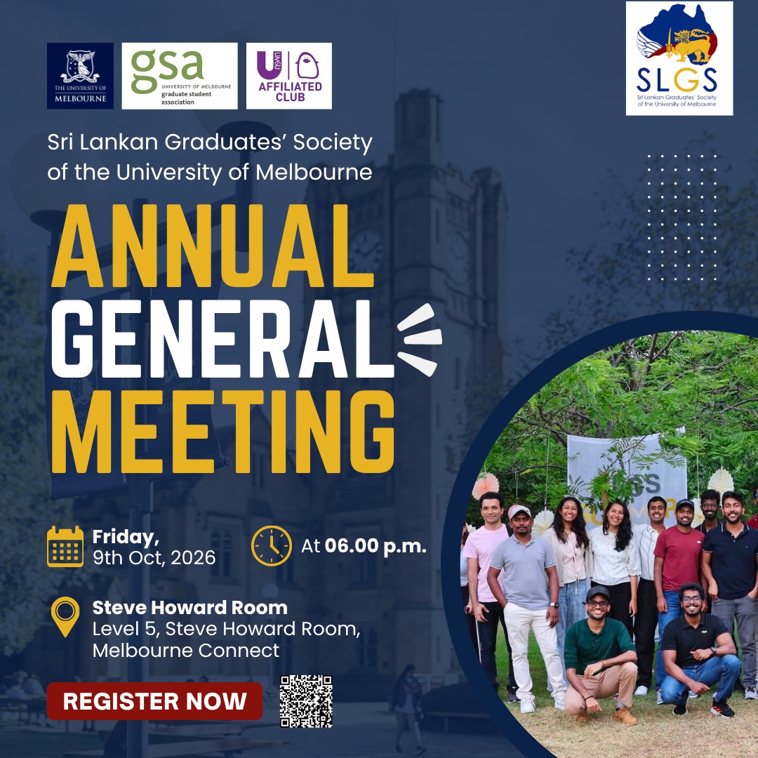 SLGS Annual General Meeting 2026 poster